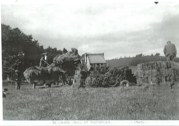 Baling at Mill of Kintocher