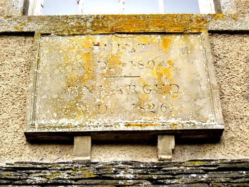 Plaque at West Kirk, Alford