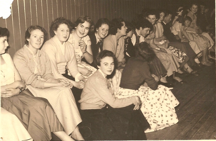 Alford Lasses at a Dance in the Public Hall