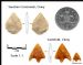 Tanged and Barbed Flint Arrowheads from Cluny